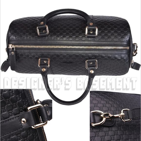 Gucci Black Textured Shoulder Bag - Picture 10 of 13